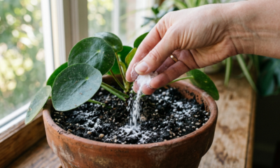 Colocar bicarbonato de sódio em vasos de flores e no jardim: para que serve e quais os benefícios