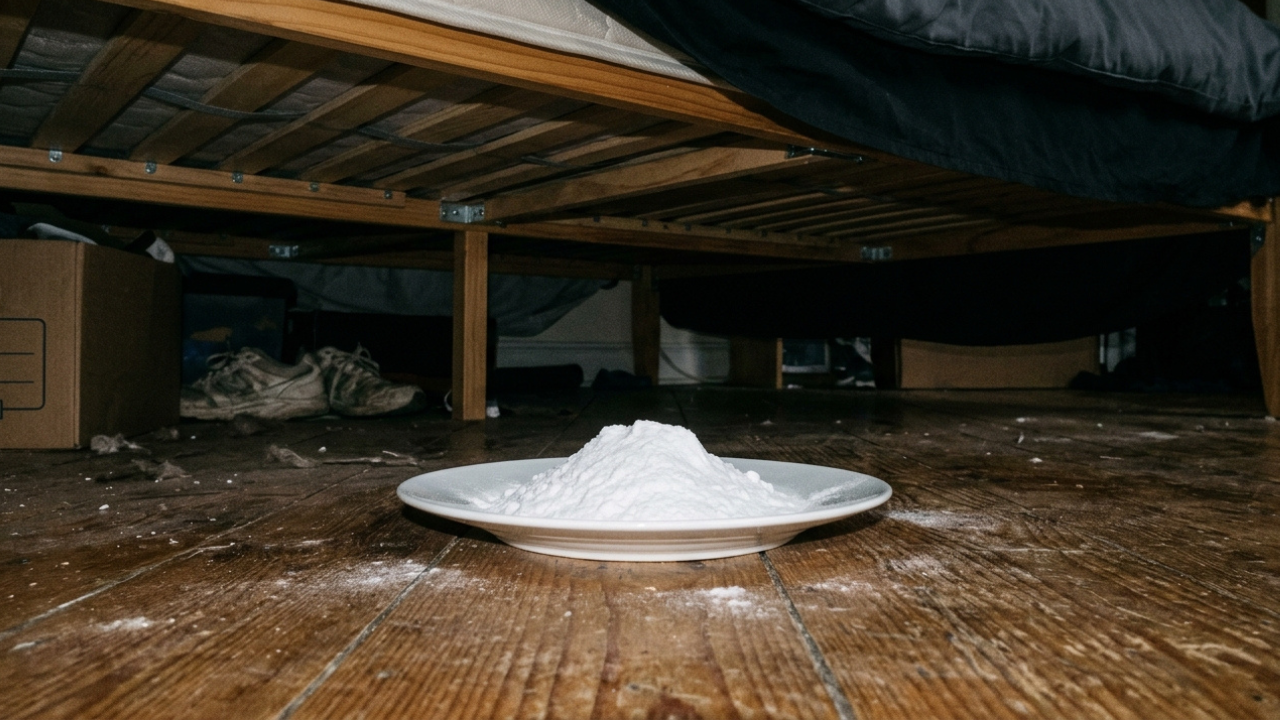 Deixe um prato com bicarbonato de sódio debaixo da cama à noite e veja o efeito até de manhã