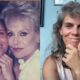 Díptico: Mariana Maffeis jovem e Ana Maria Braga em foto antiga, Mariana Maffeis atual sorrindo
