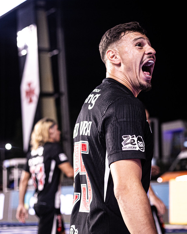 Hugo Moura. Vasco da Gama x São Paulo pelo Campeonato Brasileiro realizado no Estádio São Januário em 18 de Abril de 2026 (Foto: Matheus Lima/Vasco)