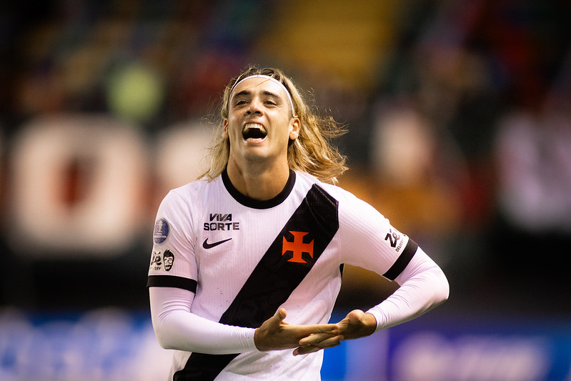 Spinelli. Audax Italiano x Vasco se enfrentam em partida válida pela Copa Sulamericana no estádio La Florida em 06 de Maio de 2026 (Fotos: Dikran Sahagian/Vasco)