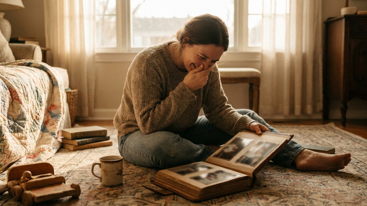 A psicologia aponta que rir sozinho ao lembrar do passado não é apenas diversão, mas pode ser uma forma de aliviar o peso emocional de experiências antigas