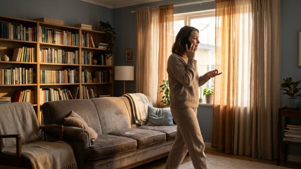 A psicologia aponta que caminhar pela casa enquanto fala ao telefone não é apenas inquietação, mas pode ajudar a regular as emoções