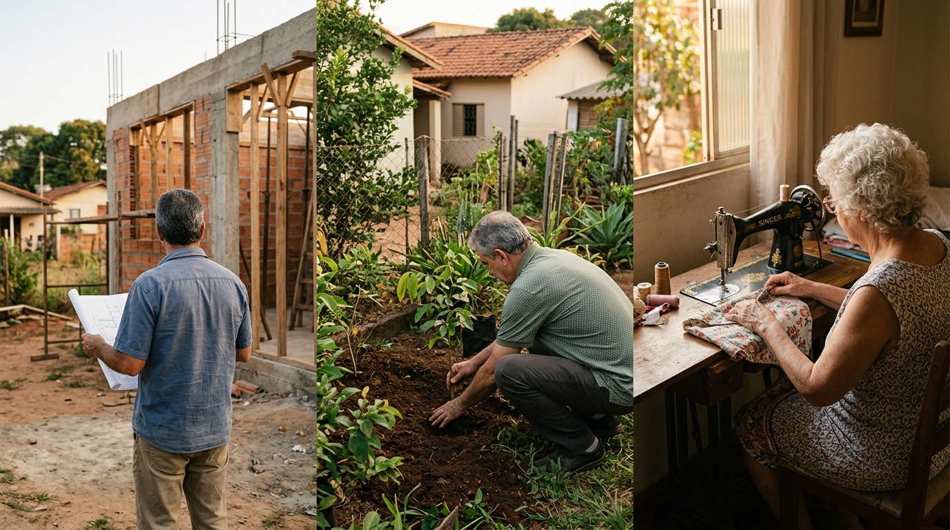 Frase do dia para refletir: "não construa uma casa aos 50, não plante uma árvore aos 60 e não costure roupas aos 70"