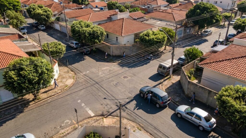 Motorista dá uma “paradinha” na esquina para desembarque rápido, mas regra de trânsito quase imperceptível acaba iniciando discussão e multa