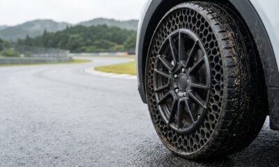 Japão testa pneus sem ar que eliminam furos e dispensam calibragem