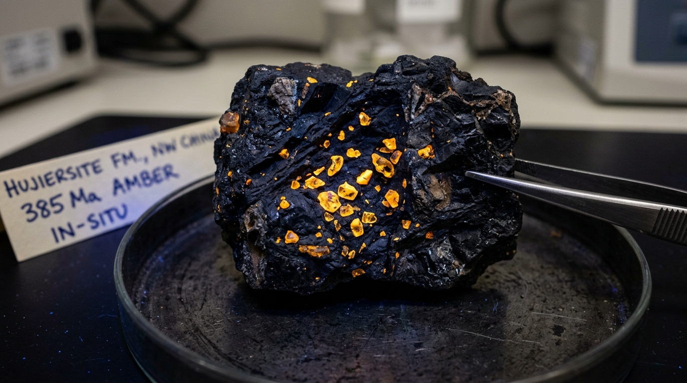 China descobre âmbar mais antigo que os dinossauros, e ele guarda memórias da Terra primordial