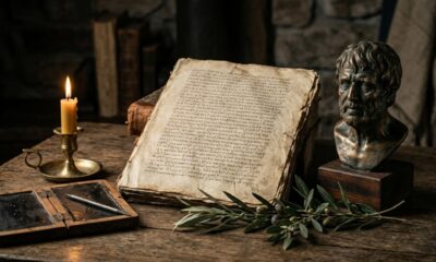 Pergaminho carbonizado há quase 2 mil anos é lido pela primeira vez e revela um antigo texto sobre ética estoica