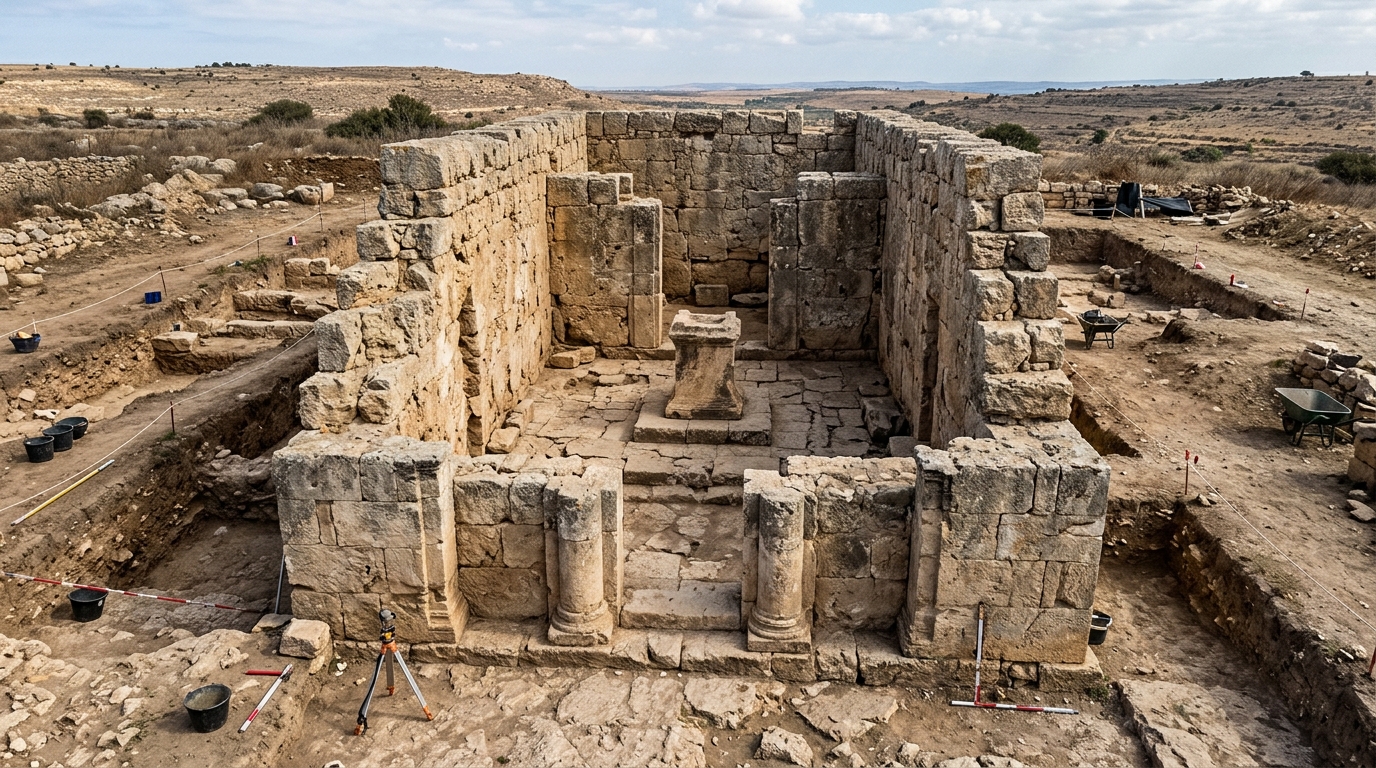 Templo cerimonial de 3.200 anos descoberto por arqueólogos revela evidências de antigas práticas religiosas