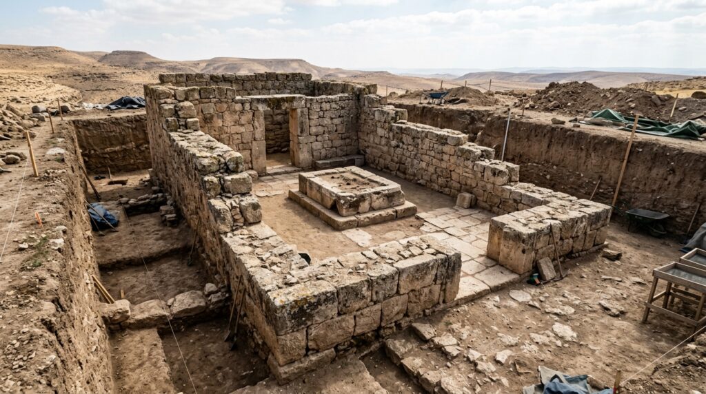 Templo cerimonial de 3.200 anos descoberto por arqueólogos revela evidências de antigas práticas religiosas