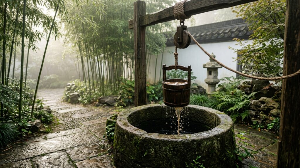 O significado do provérbio chinês "o trabalho do pensamento é como perfurar um poço: a água está turva no início, mas depois se clareia"