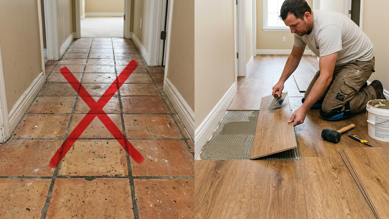 Adeus piso cerâmico antigo: a nova onda de revestimentos vinílicos autocolantes para renovar o chão em um dia, sem pedreiros e sem quebra-quebra