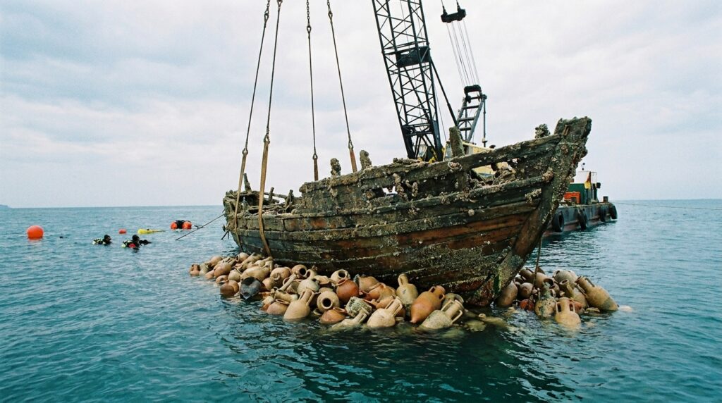 Espanha recupera navio romano submerso há 1.700 anos e arqueólogos encontram detalhes que atravessaram os séculos