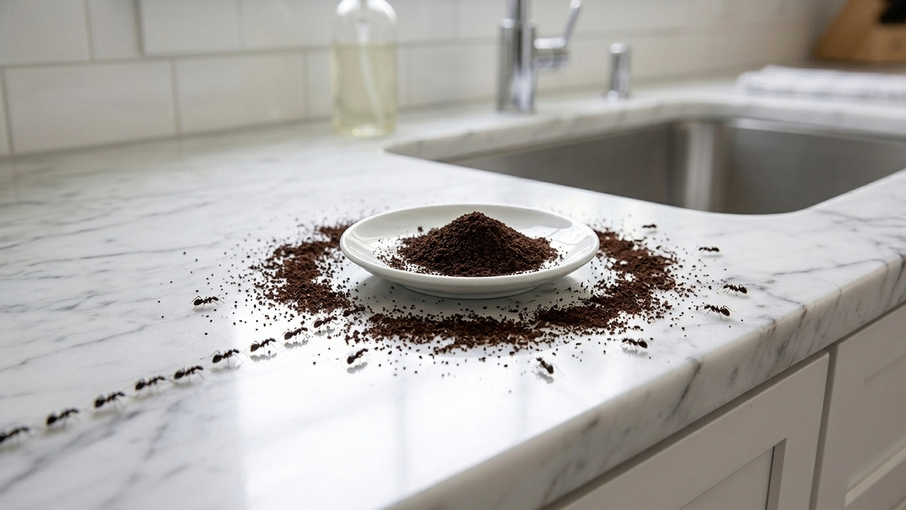 Mistura de borra de café com álcool de cereais: para que serve e por que muitos usam o repelente na bancada da pia para afastar formigas
