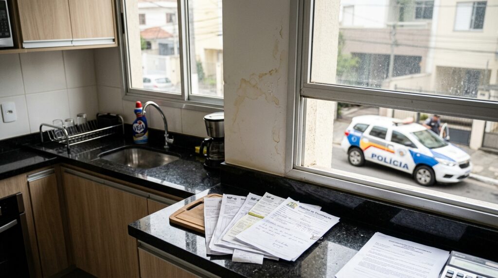 Inquilina reforma cozinha inteira do apartamento depois de um vazamento, gasta quase R$ 17 mil, mas proprietário se recusa a descontar o valor do aluguel e vira caso de polícia