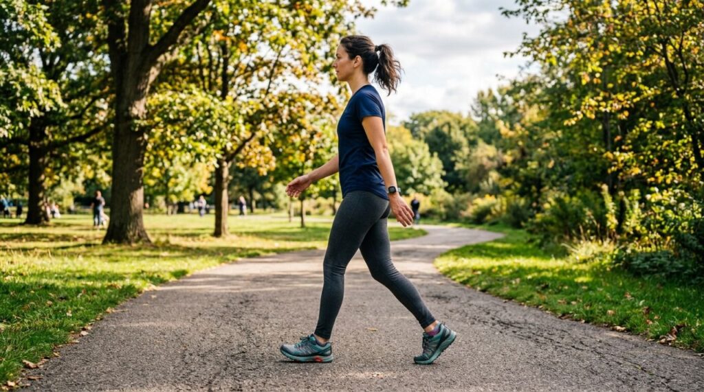 3 maneiras de transformar uma caminhada comum em um treino mais completo