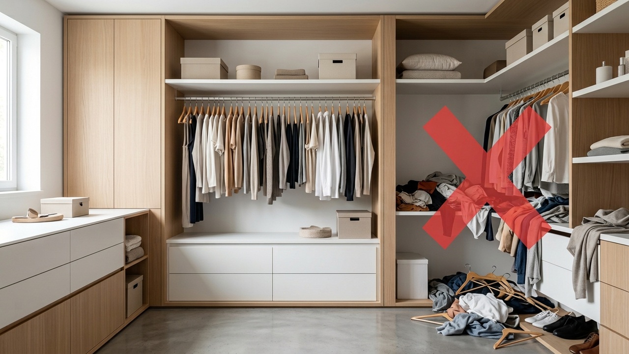 Adeus excesso de roupas no armário: a nova técnica dos cabides invertidos para descobrir o que você realmente usa em seis meses de forma infalível