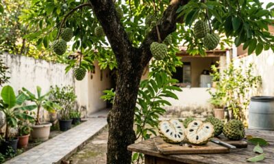 Essa fruta tropical tem gosto de banana e abacaxi, polpa cremosa e aroma doce que chama atenção