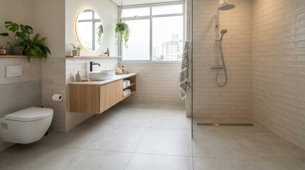 Adeus box de vidro comum no banheiro: o novo design elegante que está substituindo em apartamentos modernos