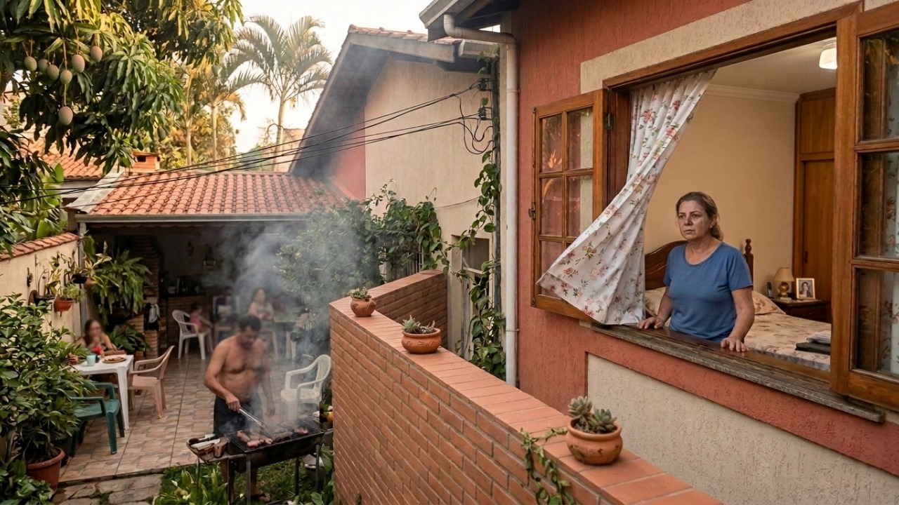 Família acende churrasqueira todos os domingos, fumaça invade o quarto da casa ao lado e vizinhos descobrem que uma regra criada em 1941 pode ser usada para exigir providências