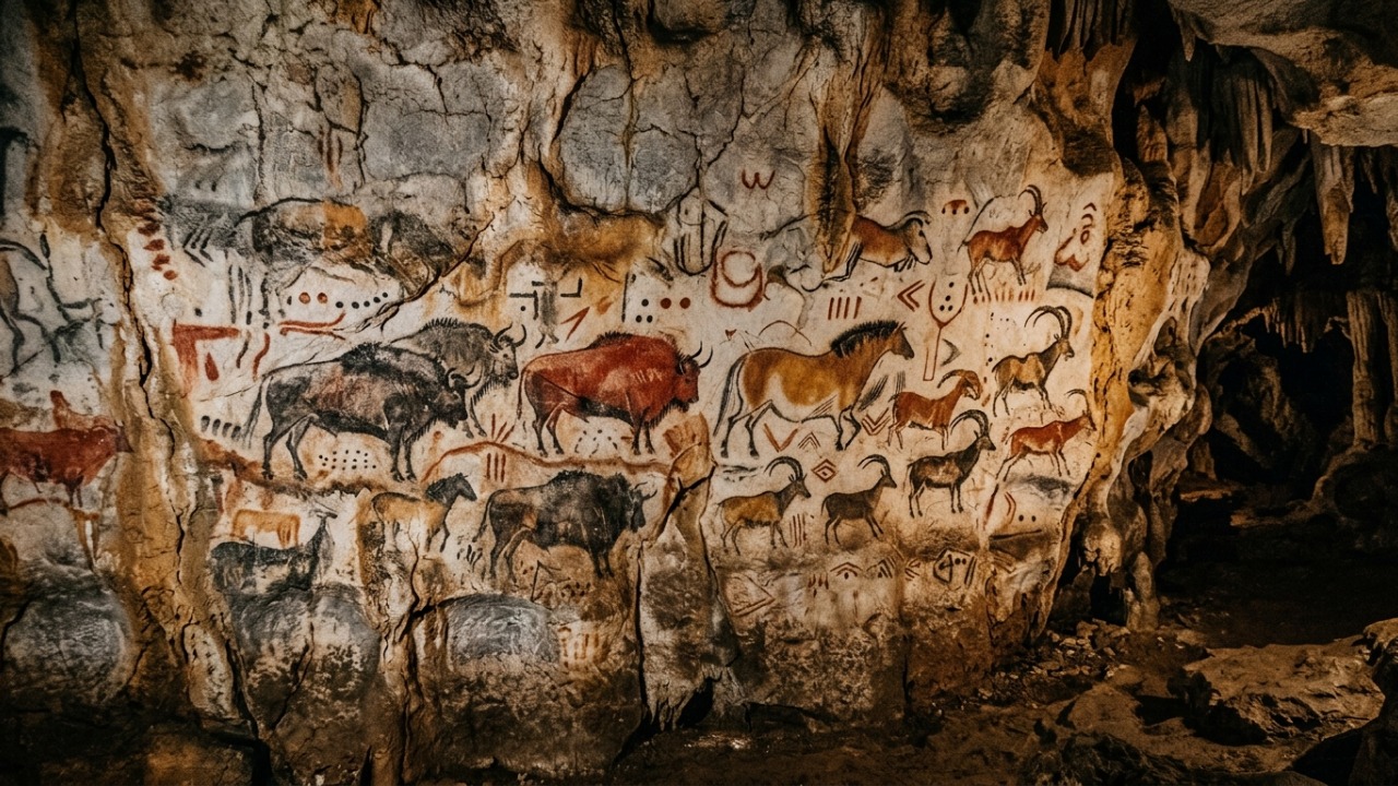 Cientistas analisam mais de 500 pinturas feitas há até 16 mil anos em cavernas bascas e descobrem que os animais obedeciam a um código visual perdido