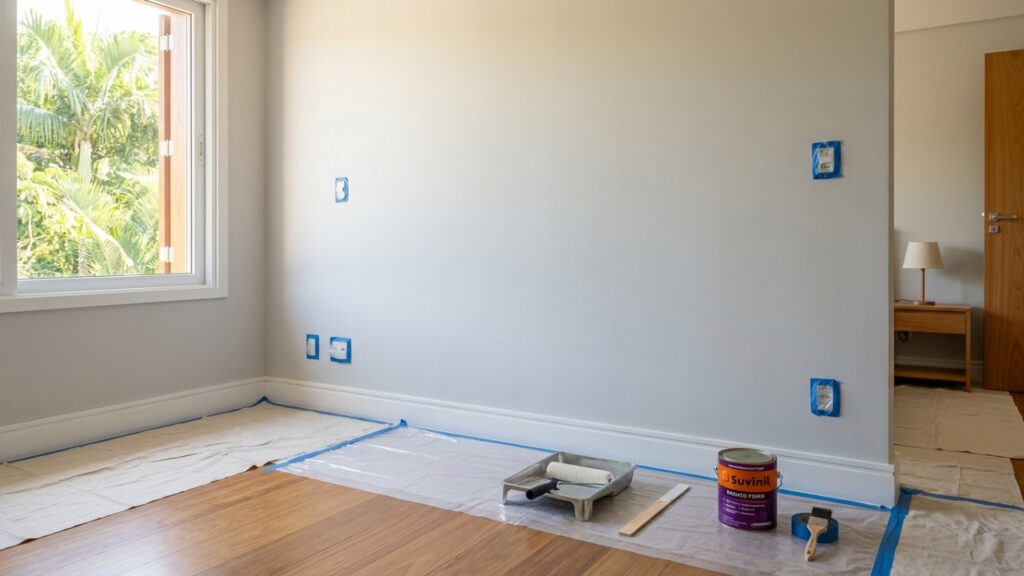 Como fechar trincas na parede e preparar a superfície para receber uma nova pintura