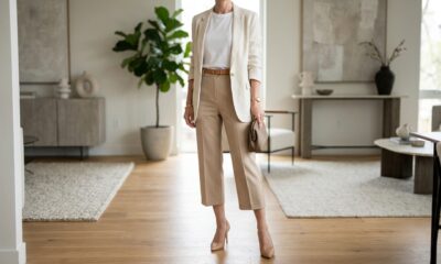 Como usar calça pantacourt com peças que você já tem no guarda-roupa sem achatar a silhueta e criar um look elegante