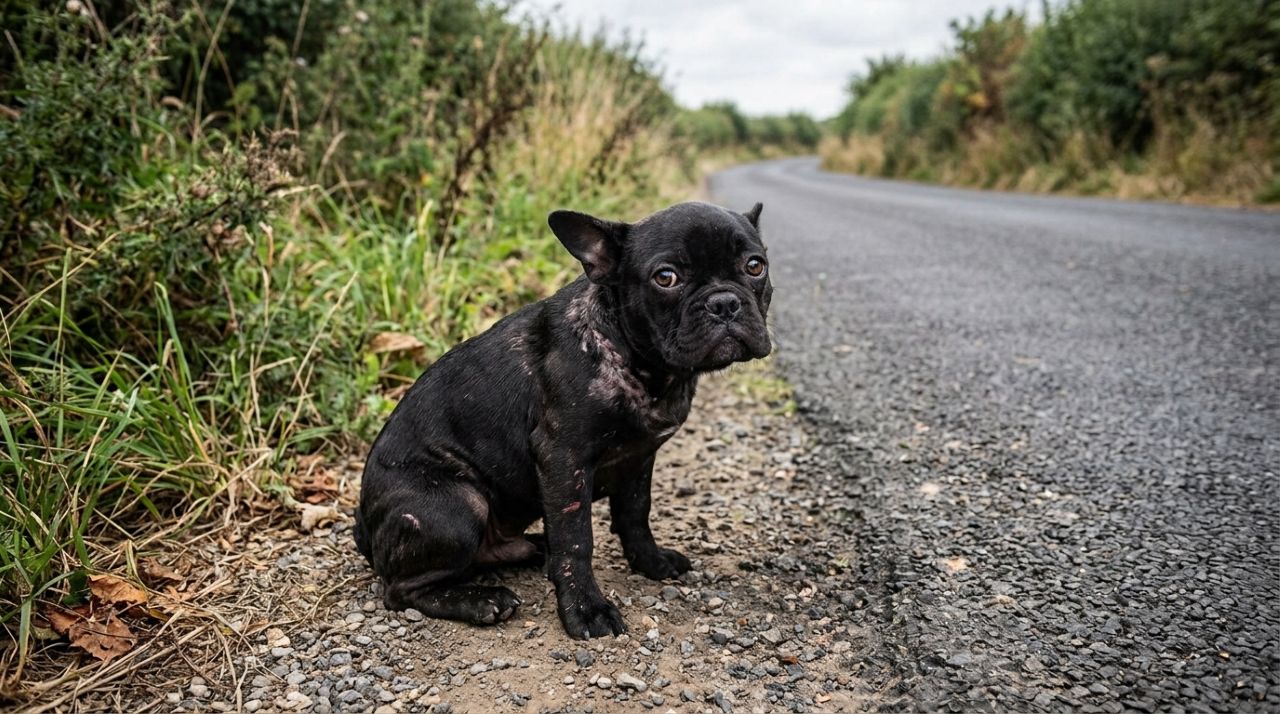 Criador abandona Bulldog Francês na estrada após acreditar que ele era contagioso