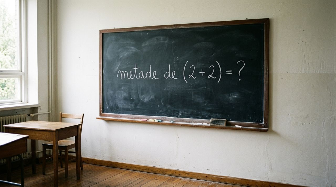 Metade de 2 + 2 é quanto? A pergunta simples que gera duas respostas