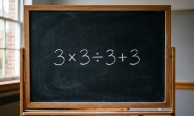Somente quem presta atenção aos detalhes consegue resolver 3 x 3 ÷ 3 + 3 de primeira