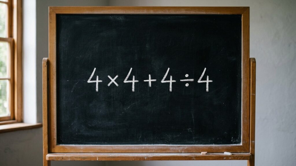 A conta 4 x 4 + 4 ÷ 4 parece fácil, mas um pequeno detalhe muda completamente a resposta