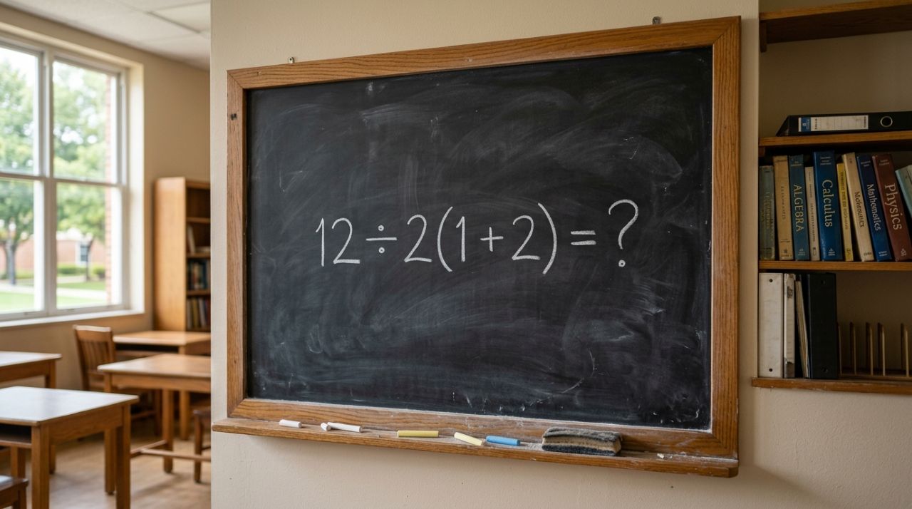 O desafio 12 ÷ 2(1 + 2) parece óbvio, mas muita gente discorda do resultado