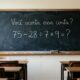 Resolva 75 – 28 ÷ 7 × 9 sem calculadora e veja se sua memória escolar ainda está afiada