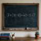 Sem usar a calculadora, você seria capaz de acertar 7 × (18 − 11) + 40 ÷ 5