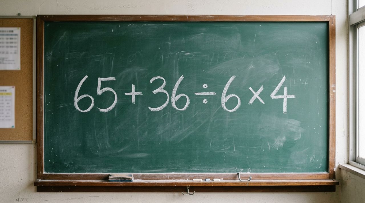 Apenas os mais atentos acertam 65 + 36 ÷ 6 × 4 sem usar calculadora