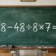 Você consegue calcular 88 – 48 ÷ 8 × 7 sem papel e sem calculadora?