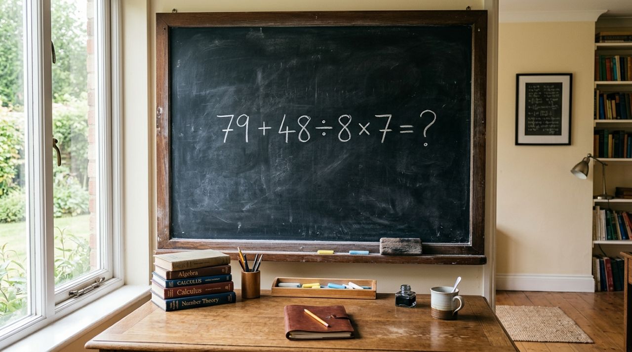 O desafio 79 + 48 ÷ 8 × 7 tem uma pegadinha que passa despercebida; você consegue acertar?