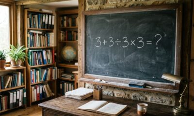 O cálculo 3 + 3 ÷ 3 × 3 parece fácil, mas poucos acertam de primeira