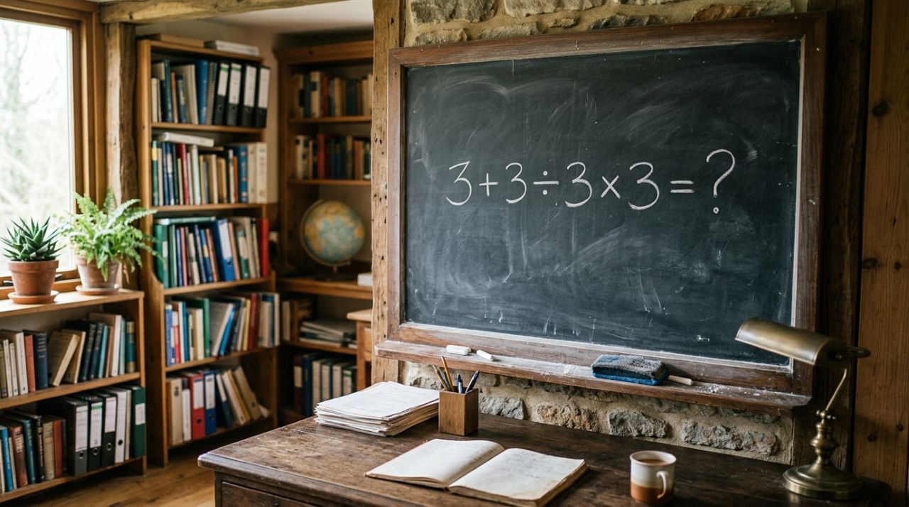 O cálculo 3 + 3 ÷ 3 × 3 parece fácil, mas poucos acertam de primeira