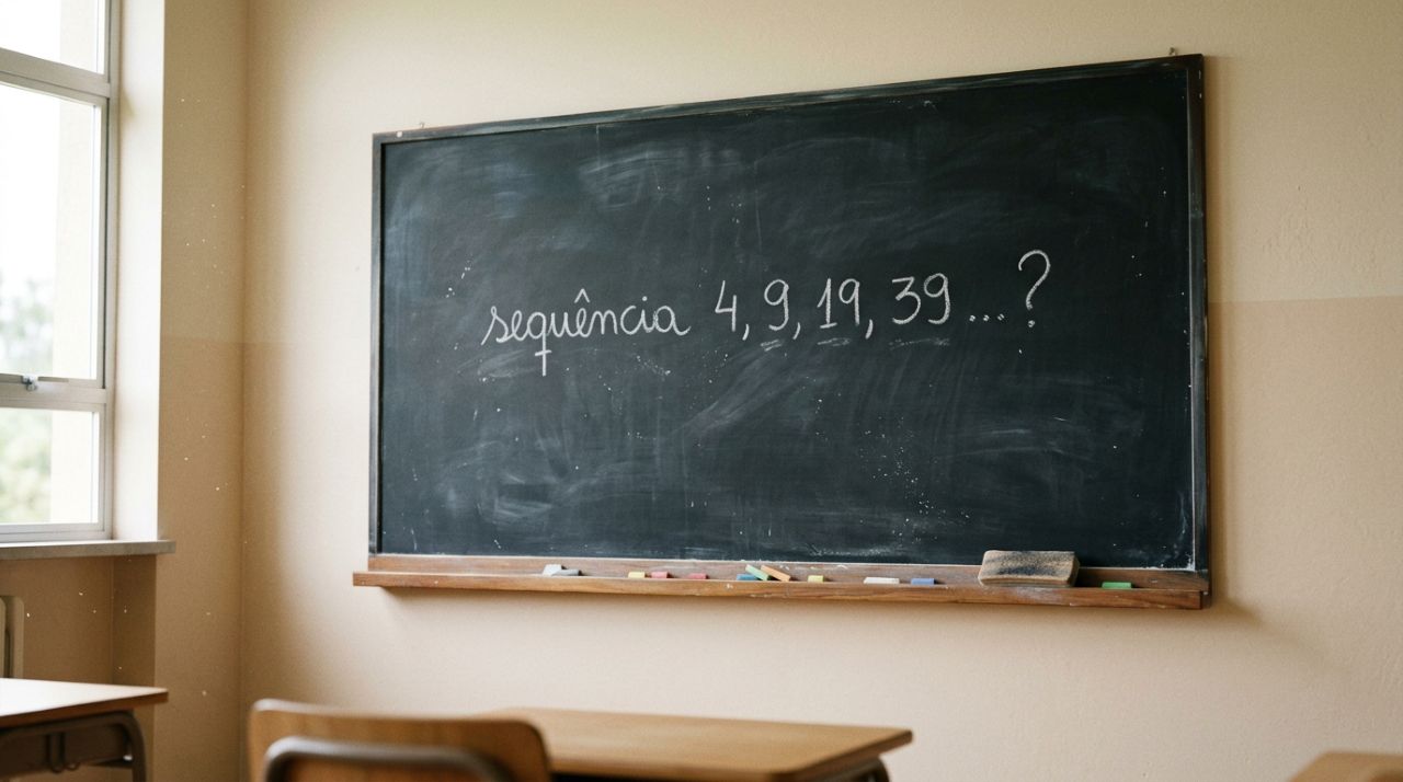 Você consegue encontrar o próximo número da sequência 4, 9, 19, 39 antes de conferir a resposta?
