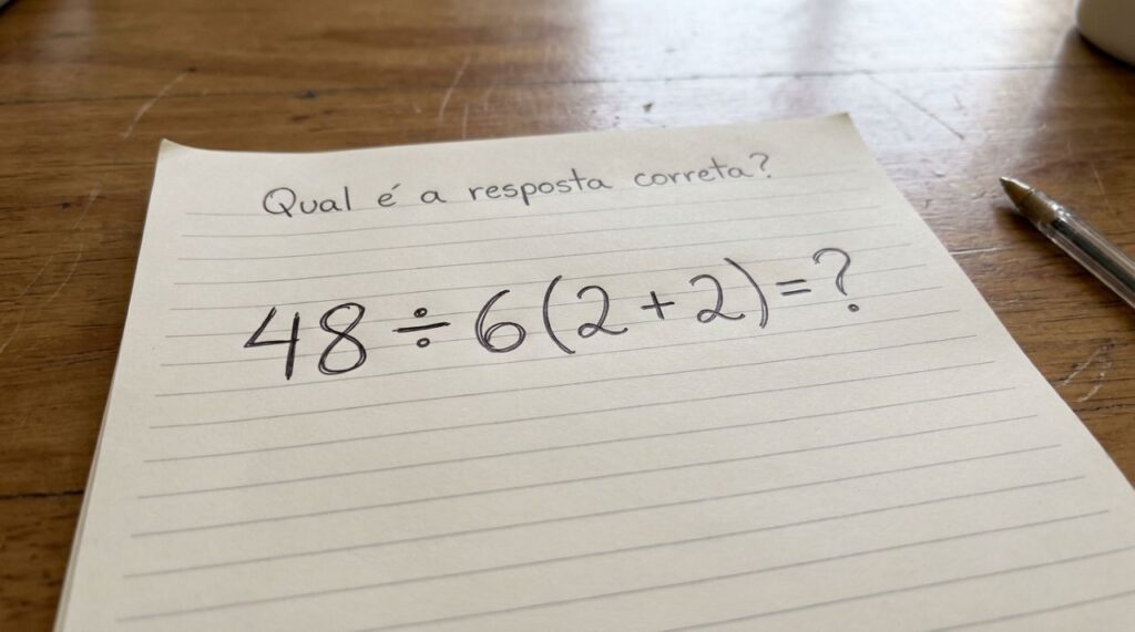 Quanto é 48 ÷ 6(2 + 2)? O cálculo que voltou a gerar debate nas redes sociais