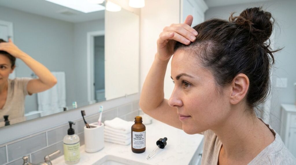 Usar minoxidil nos cabelos: para que serve e por que o crescimento não aparece nas primeiras semanas