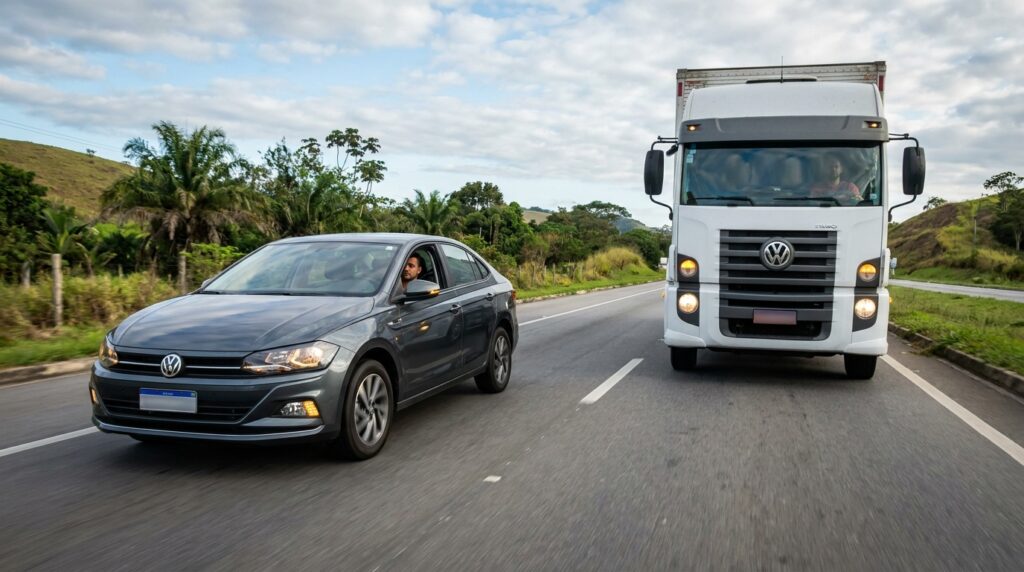 Motoristas que não dão passagem quando outro veículo pede ultrapassagem devem conhecer o Art. 198 do Código de Trânsito Brasileiro