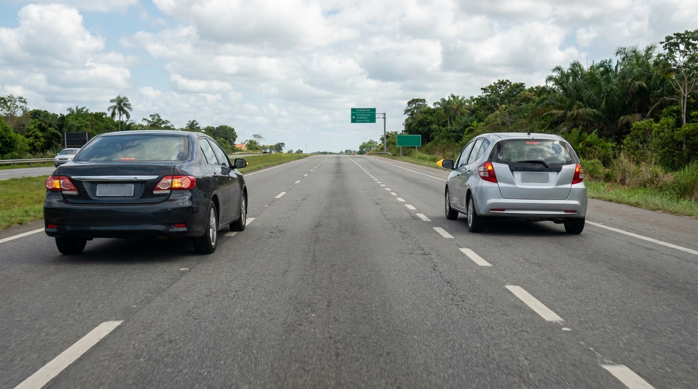 Motoristas que não dão passagem quando outro veículo pede ultrapassagem devem conhecer o Art. 198 do Código de Trânsito Brasileiro