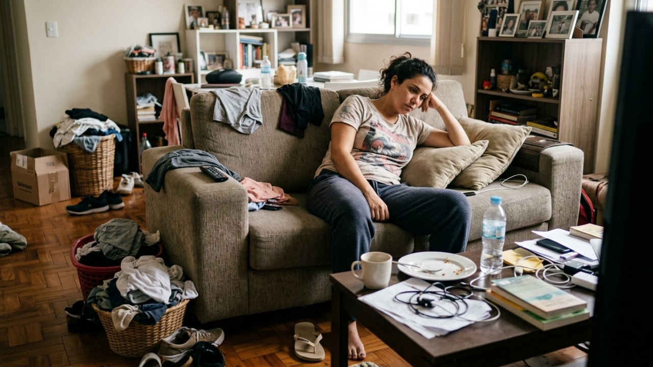 A psicologia sugere que não limpar a casa com frequência não é preguiça, mas pode revelar ansiedade e esgotamento