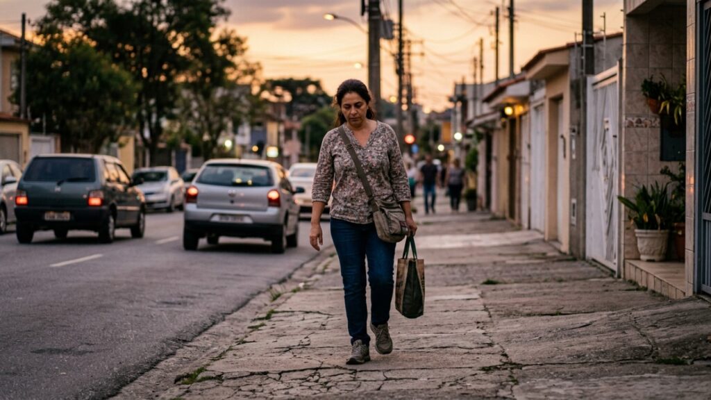 A psicologia sugere que caminhar olhando para o chão não é só hábito, mas pode indicar introspecção e cansaço mental