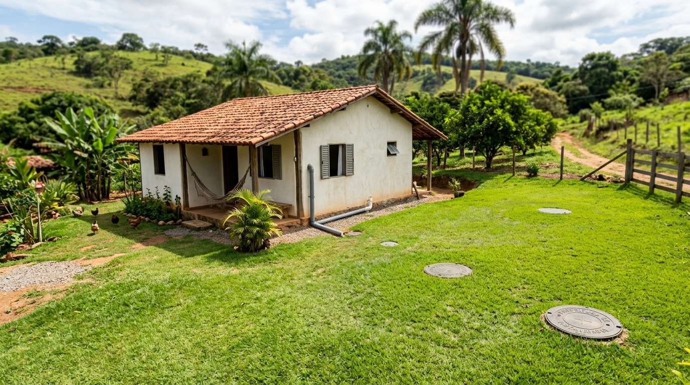 Adeus à fossa séptica: o novo sistema de tratamento compacto que resolve o esgoto de casas rurais sem cavar o quintal inteiro chega com força em 2026