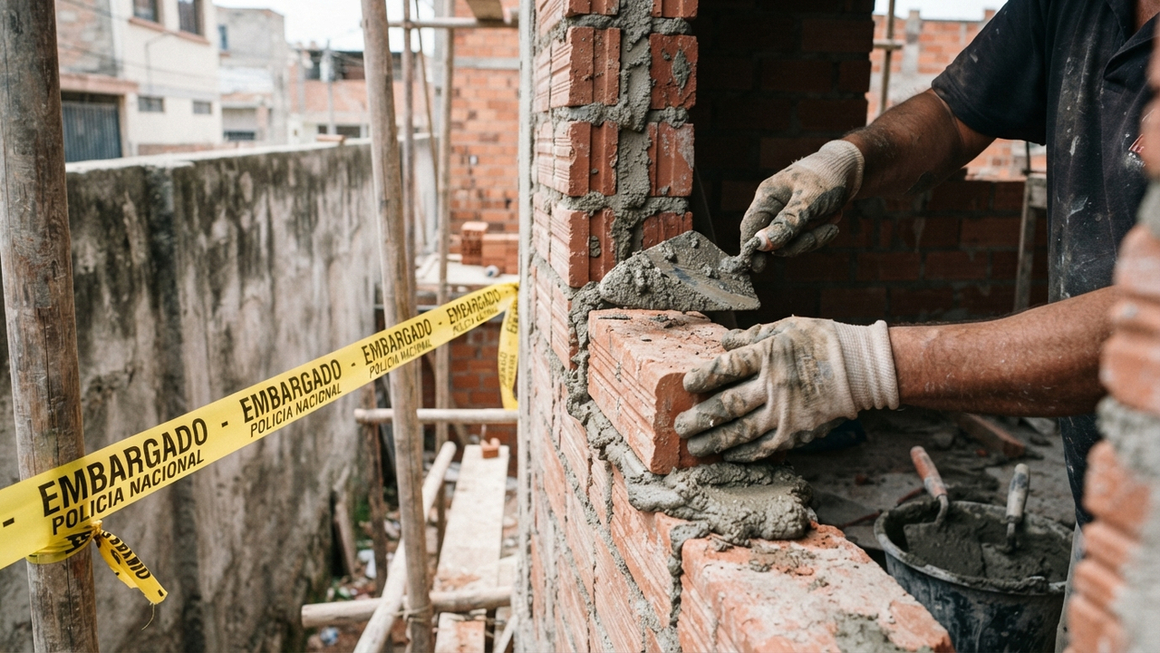 Dono de obra abre janela a 50 centímetros do muro e Justiça embarga: Artigo 1.301 proíbe aberturas a menos de 1,5 metro da divisa