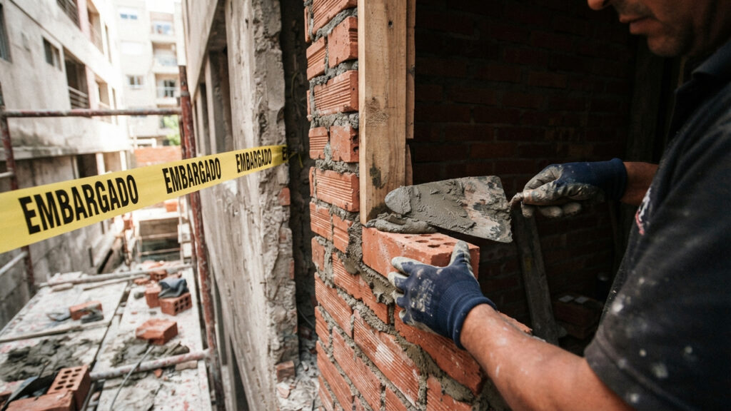 Dono de obra abre janela a 50 centímetros do muro e Justiça embarga: Artigo 1.301 proíbe aberturas a menos de 1,5 metro da divisa