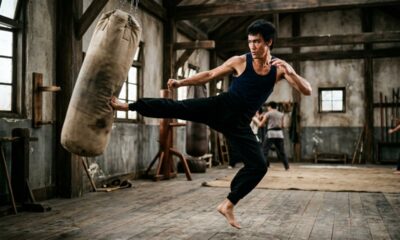 Frase do dia de Bruce Lee: "Não temo o homem que praticou 10.000 chutes uma vez, mas sim o homem que…" Uma lição sobre foco e constância